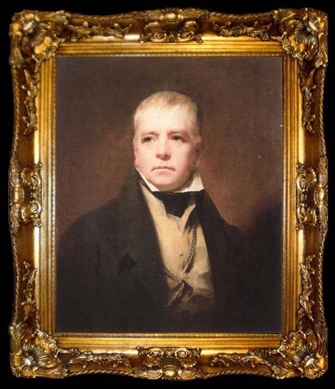 framed  Sir Henry Raeburn sir walter scott, ta009-2